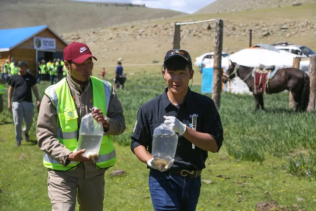 River conservation field work